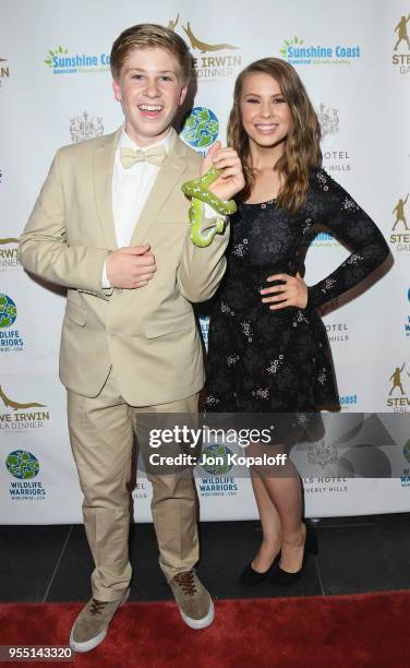 Robert Irwin and Bindi Irwin attend the Steve Irwin Gala Dinner 2018 at SLS Hotel on May 5, 2018 in Beverly Hills, California.