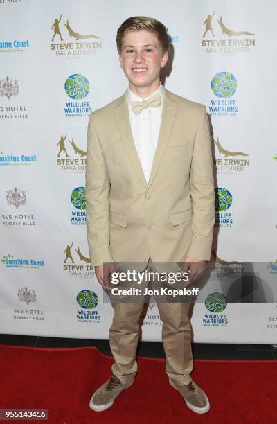 Robert Irwin attends the Steve Irwin Gala Dinner 2018 at SLS Hotel on May 5, 2018 in Beverly Hills, California.