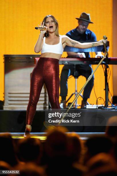 Maren Morris performs onstage during the 2018 iHeartCountry Festival By AT&T at The Frank Erwin Center on May 5, 2018 in Austin, Texas.