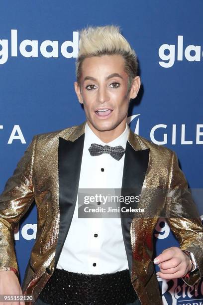 Frankie Grande attends the 29th Annual GLAAD Media Awards at the New York Hilton Midtown on May 5, 2018 in New York, New York.