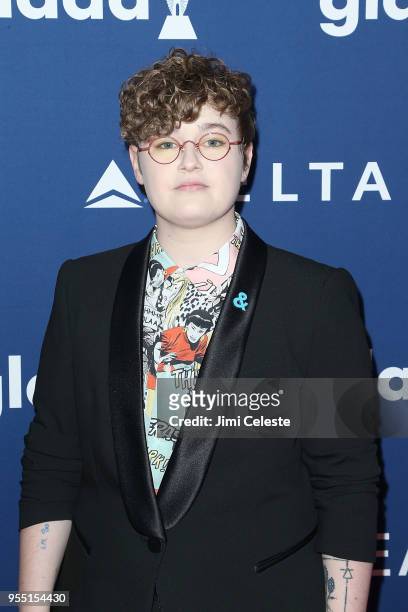 Ellie Desautels attends the 29th Annual GLAAD Media Awards at the New York Hilton Midtown on May 5, 2018 in New York, New York.