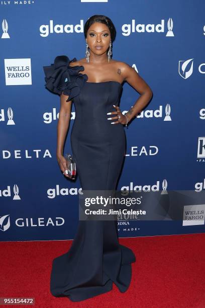 Amiyah Scott attends the 29th Annual GLAAD Media Awards at the New York Hilton Midtown on May 5, 2018 in New York, New York.