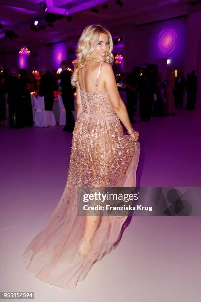 Jennifer Knaeble during the Rosenball charity event at Hotel Intercontinental on May 5, 2018 in Berlin, Germany.