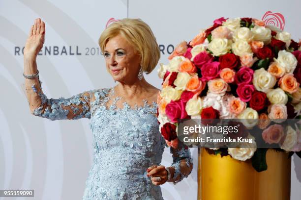 Liz Mohn during the Rosenball charity event at Hotel Intercontinental on May 5, 2018 in Berlin, Germany.