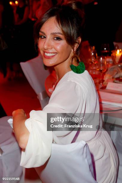 Nazan Eckes during the Rosenball charity event at Hotel Intercontinental on May 5, 2018 in Berlin, Germany.