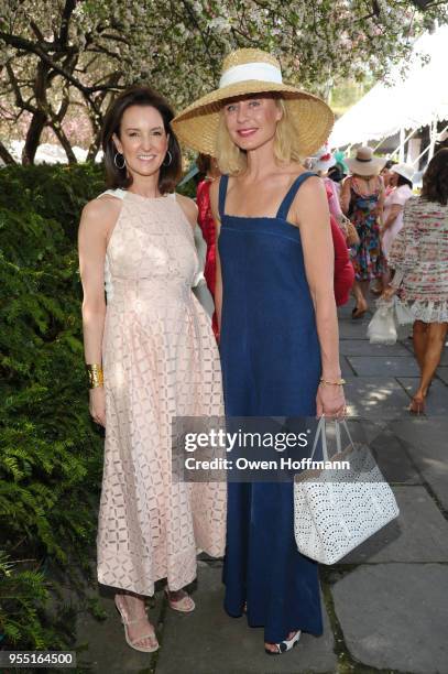 Alexia Hamm Ryan and Renee Rockefeller attend 36th Annual Frederick Law Olmsted Awards Luncheon - Central Park Conservancy at The Conservatory Garden...