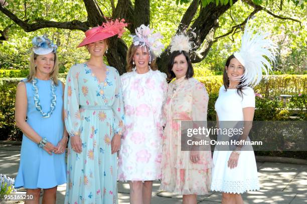 Jenny Price, Amandine Freidheim, Suzie Aijala, Elyse Newhouse and Marie Unanue attend 36th Annual Frederick Law Olmsted Awards Luncheon - Central...