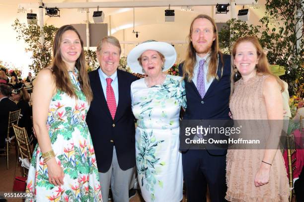 Madeline Carson, Russell Carson, Judy Carson, Ed Carson and Cecily Carson attend 36th Annual Frederick Law Olmsted Awards Luncheon - Central Park...