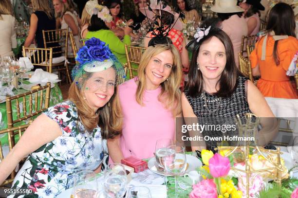 Marcia Dunn, Allison Berg and Liz Weinstein attend 36th Annual Frederick Law Olmsted Awards Luncheon - Central Park Conservancy at The Conservatory...