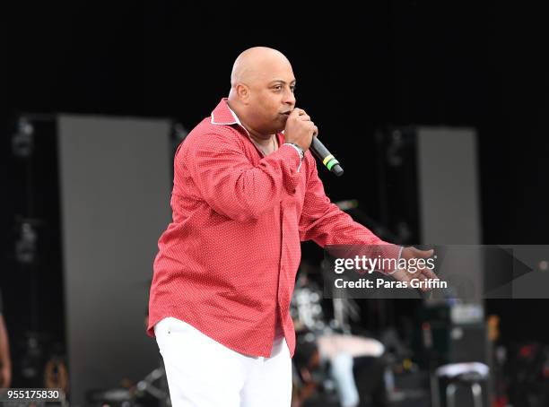 Lightfoot onstage during An Evening of Smooth Jazz at Wolf Creek Amphitheater on May 5, 2018 in Atlanta, Georgia.