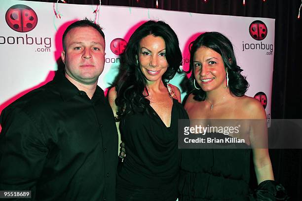 Jo Mingano, Danielle Staub and guest attend a Joonbug.com New Year's Eve 2010 Party at China Club on December 31, 2009 in New York City.