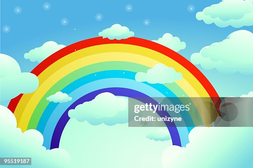 Spring Rainbow Background High-Res Vector Graphic - Getty Images