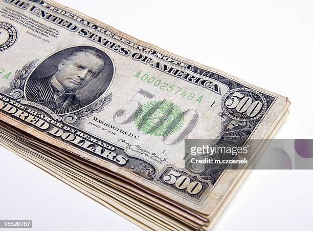 five hundred dollar rebate - number 500 stock pictures, royalty-free photos & images