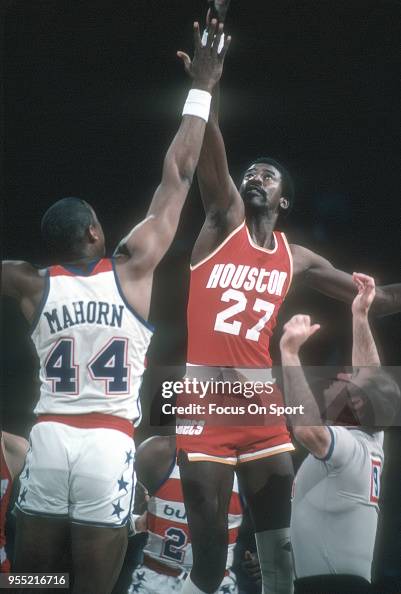 Jones Houston Rockets Caldwell Jones of the Houston Rockets battles for a jump ball with ...
