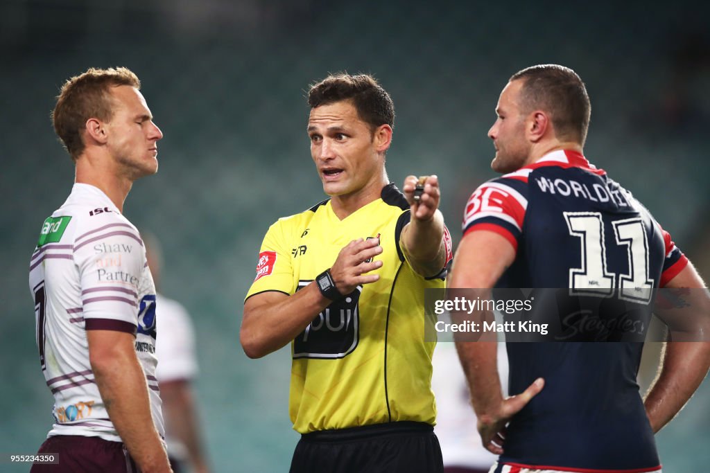 NRL Rd 9 - Roosters v Sea Eagles