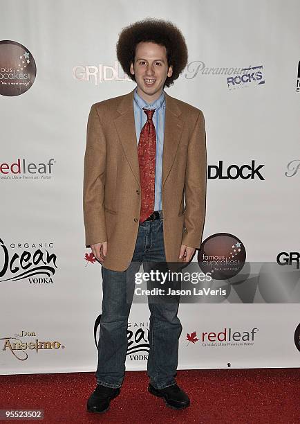 Actor Josh Sussman attends the Gridlock 2010 New Year's Eve bash at Paramount Studios on December 31, 2009 in Hollywood, California.