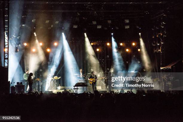 Arctic Monkeys perform at Hollywood Forever on May 5, 2018 in Hollywood, California.