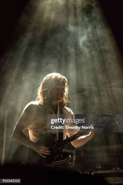 Jamie Cook of Arctic Monkeys performs at Hollywood Forever on May 5, 2018 in Hollywood, California.