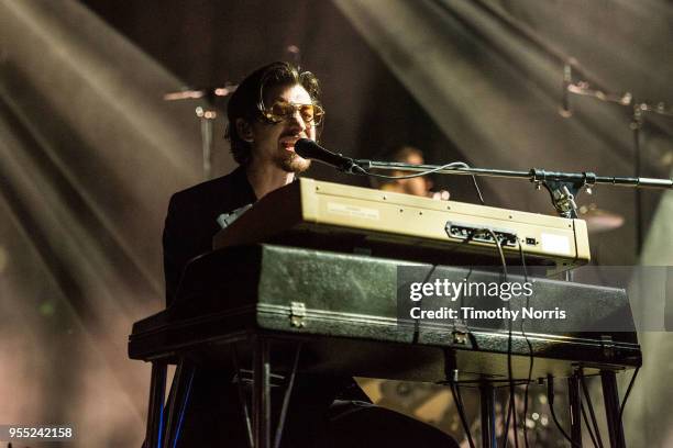 Alex Turner of Arctic Monkeys performs at Hollywood Forever on May 5, 2018 in Hollywood, California.