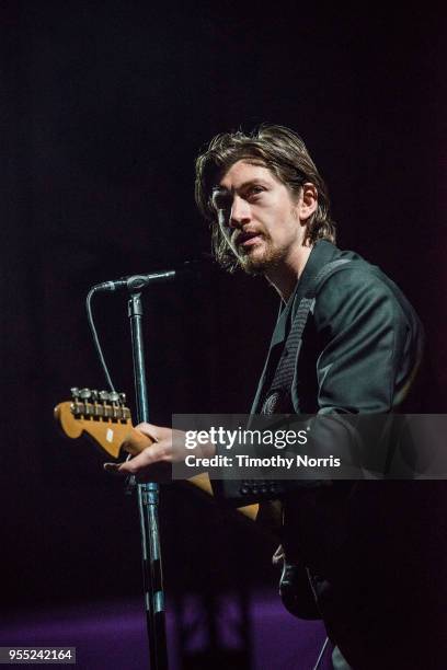 Alex Turner of Arctic Monkeys performs at Hollywood Forever on May 5, 2018 in Hollywood, California.