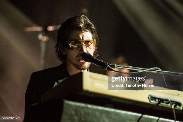 Alex Turner of Arctic Monkeys performs at Hollywood Forever on May 5, 2018 in Hollywood, California.