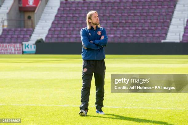 Heart of Midlothian assistant manager Austin MacPhee before the Ladbrokes Scottish Premiership match at Tynecastle Stadium, Edinburgh.