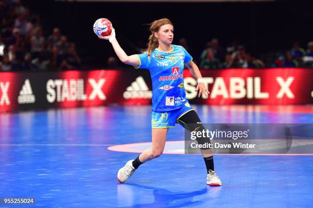 Laurene Catani of Toulon Saint Cyr during the Women's Handball French Cup Final match between Toulon Saint Cyr and Brest at AccorHotels Arena on May...