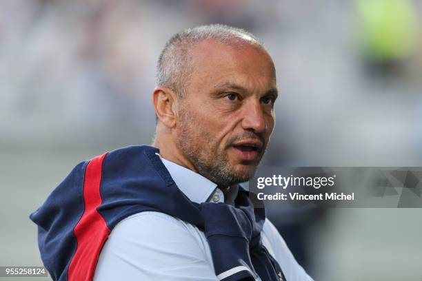 Jean Francois Fonteneau of Agen during the French Top 14 match between Racing 92 and SU Agen on May 5, 2018 in Vannes, France.