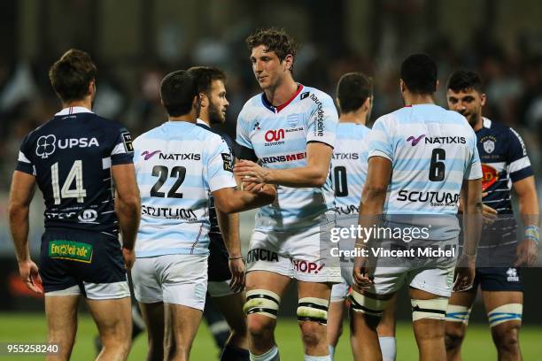 Baptiste Chouzenoux of Racing 92 during the French Top 14 match between Racing 92 and SU Agen on May 5, 2018 in Vannes, France.