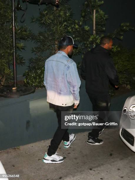 The Weeknd is seen on May 06, 2018 in Los Angeles, California.