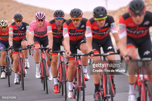 Rohan Dennis of Australia and BMC Racing Team Pink Leader Jersey / Nicolas Roche of Ireland and BMC Racing Team / during the 101th Tour of Italy...