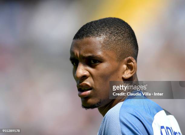 Dalbert Henrique Chagas Estevão of FC Internazionale looks on during the serie A match between Udinese Calcio and FC Internazionale at Stadio Friuli...