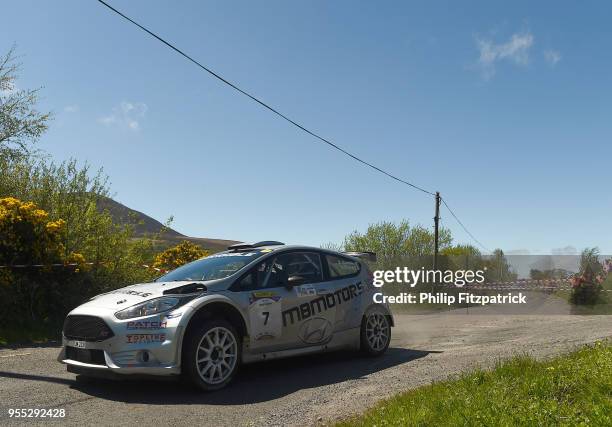 Killarney , Ireland - 6 May 2018; Robert Barrable and Damien Connolly in a during Day Two of the 2018 Cartell.ie Rally of the Lakes, at Special Stage...