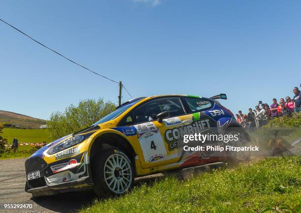 Killarney , Ireland - 6 May 2018; Josh Moffett and Andy Hayes in a during Day Two of the 2018 Cartell.ie Rally of the Lakes, at Special Stage 13...