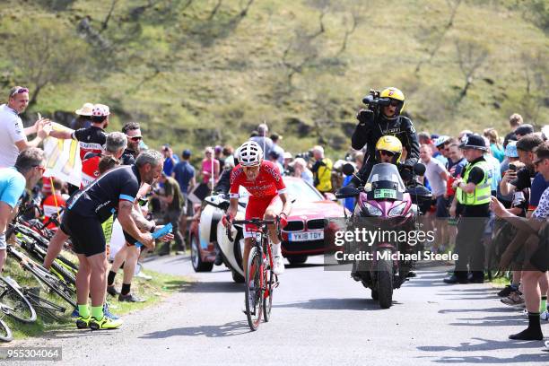 Stephane Rossetto of France and Team Cofidis Solutions Credit / Fans / Public / Car / during the 4th Tour of Yorkshire 2018, Stage 4 a 189,5km stage...