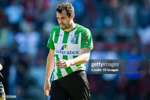 Dirk Marcellis of PEC Zwolle during the Dutch Eredivisie match between AZ Alkmaar and PEC Zwolle at AFAS stadium on May 06, 2018 in Alkmaar, The...