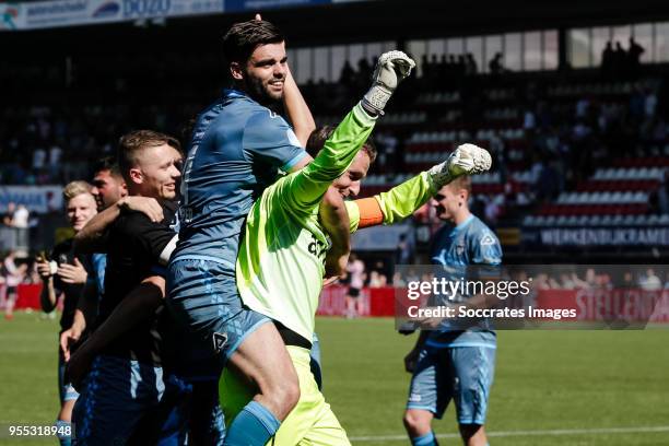 Robin Propper of Heracles Almelo, Bram Castro of Heracles Almelo during the Dutch Eredivisie match between Sparta v Heracles Almelo at the Sparta...