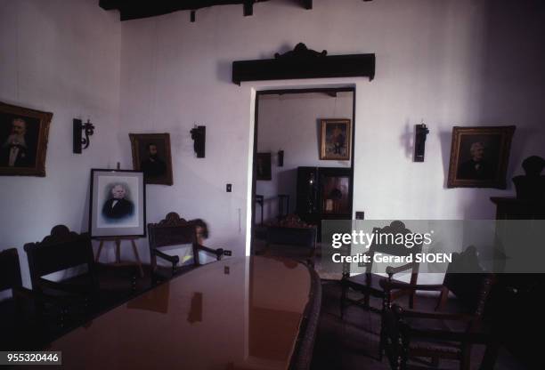 La salle de signature de la Casa de la Capitulacion à Maracaibo, en 1992, Venezuela.