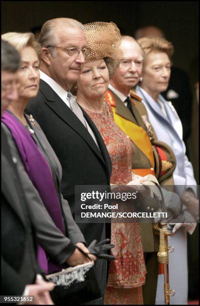 Paola and Albert of Belgium, Queen Beatrix, Grand Duke Jean and Grand Duchess Josephine Charlotte.