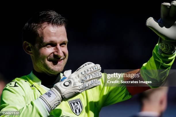 Bram Castro of Heracles Almelo during the Dutch Eredivisie match between Sparta v Heracles Almelo at the Sparta Stadium Het Kasteel on May 6, 2018 in...