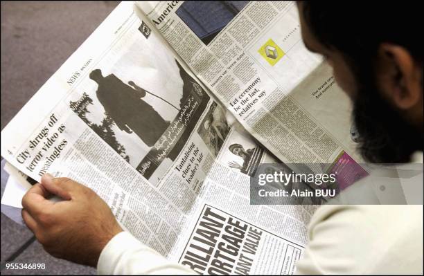 Press conference by Al-Muhajiroun marking second anniversary of the "Magnificent 19", the hijackers of September 11, 2001.