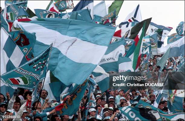 00/05/1987. FOOTBALL/ VICTOIRE DE NAPLES AU CHAMPIONNAT D'ITALIE.