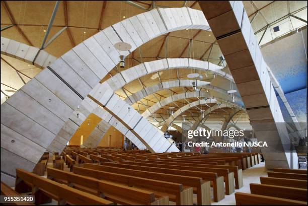 The massive new modern church designed by the self-confessed bad boy of European architecture, Renzo Piano.