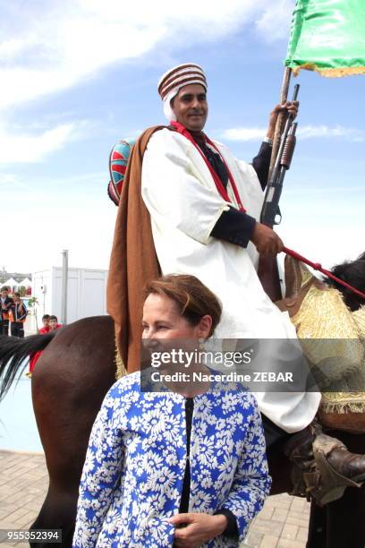 La Ministre de l?Écologie, du Développement Durable et de l?Énergie Segolene Royal en visite le 3 octobre 2015 à Alger, Algérie.