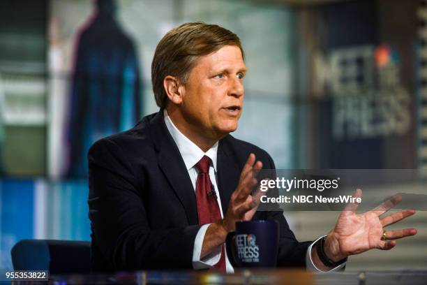 Pictured: -- Michael McFaul, Former U.S. Ambassador to Russia, appears on "Meet the Press" in Washington, D.C., Sunday, April 29, 2018.