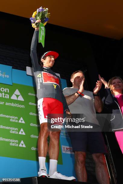 Arrival / Stephane Rossetto of France and Team Cofidis Solutions Credit / Celebration /lduring the 4th Tour of Yorkshire 2018, Stage 4 a 189,5km...