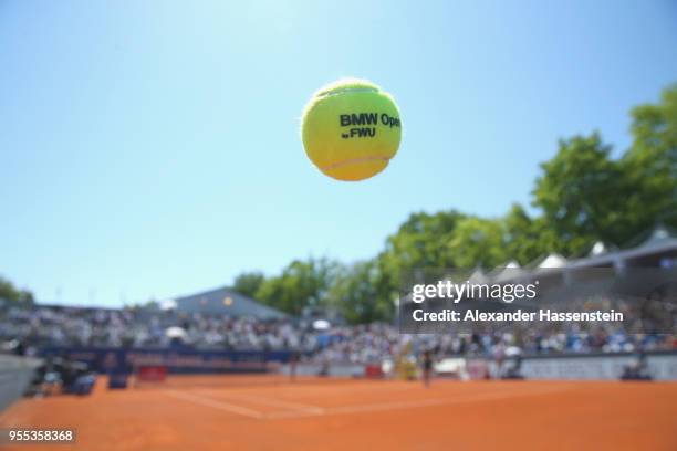 General view prior to the final match between Alexander Zverev of Germany and Philipp Kohlschreiber of Germany on day 9 of the BMW Open by FWU at...