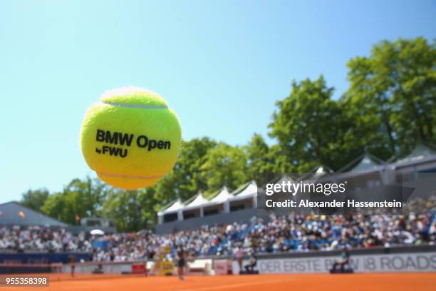 General view prior to the final match between Alexander Zverev of Germany and Philipp Kohlschreiber of Germany on day 9 of the BMW Open by FWU at...