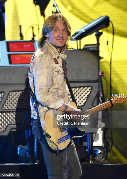 Keith Urban performs onstage during the 2018 iHeartCountry Festival by AT&T at The Frank Erwin Center on May 5, 2018 in Austin, Texas.