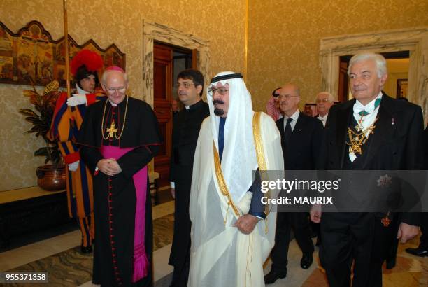 Pope Benedict XVI and Saudi Arabia's King Abdullah hold historic meeting at the Vatican.They discussed the situation of minority Christians in the...